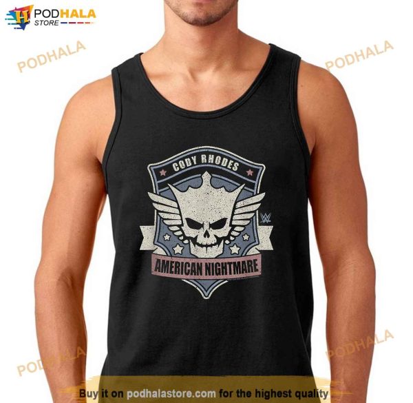 WWE Cody Rhodes American Nightmare Logo Distressed Shirt