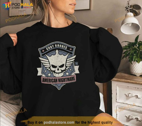 WWE Cody Rhodes American Nightmare Logo Distressed Shirt