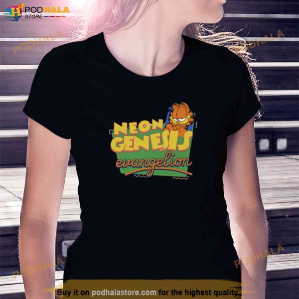 Neon Genesis Evangelion Garfield Shirt