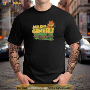 2 neon genesis evangelion garfield shirt