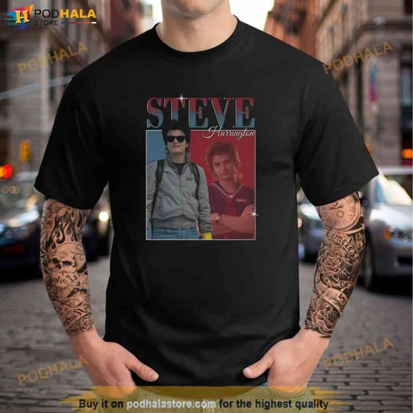 Steve Harrington Shirt, Vintage 90s Stranger Things 4 TShirt