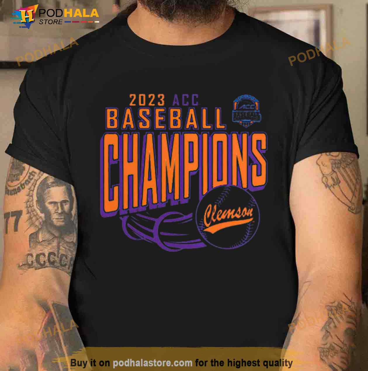 2023 ACC Baseball Champions Clemson Tigers Shirt 2023 ACC Baseball Champions Clemson Tigers Shirt