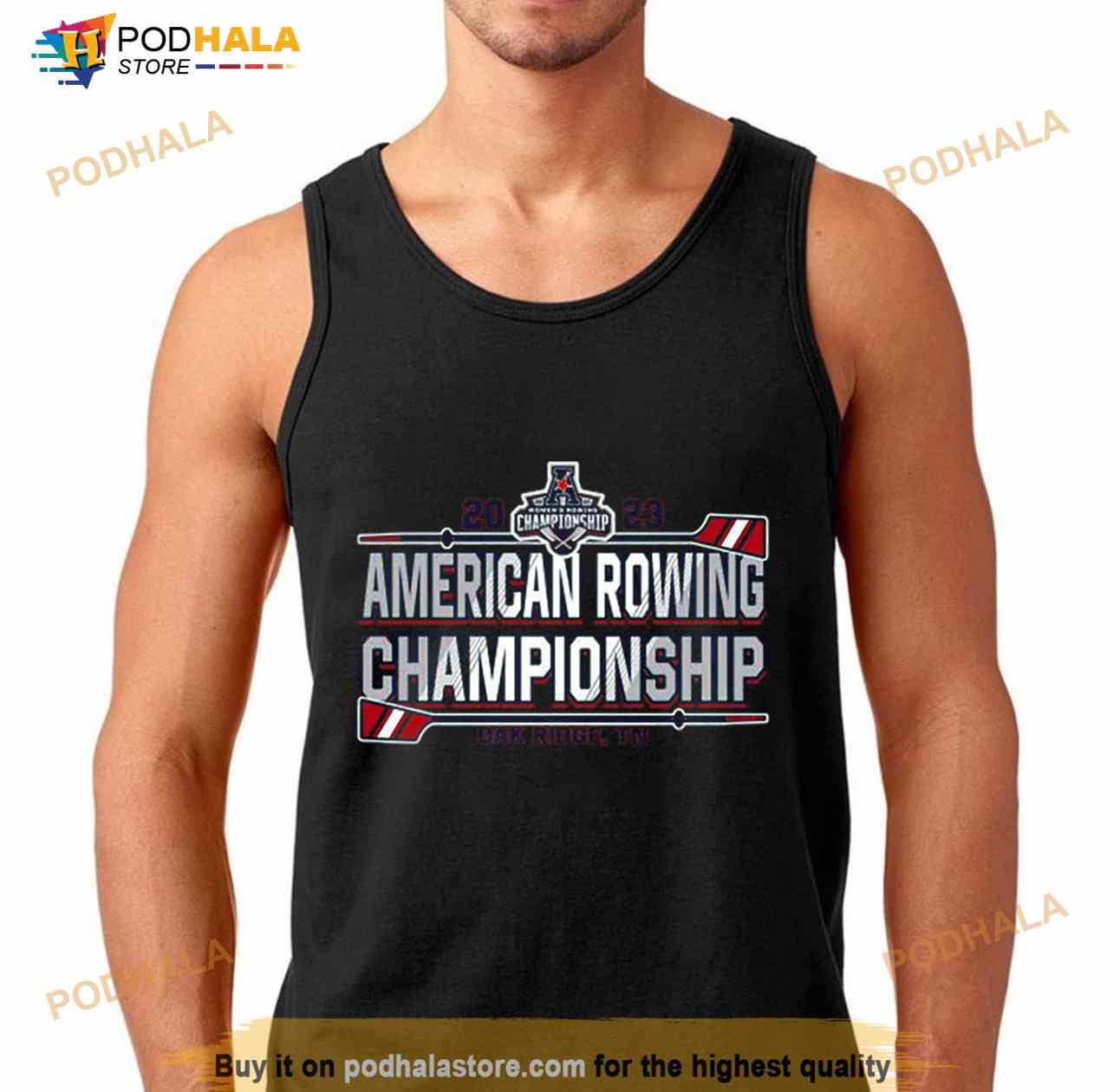 2023 American Rowing Championship Oak Ridge Shirt 2023 American Rowing Championship Oak Ridge Shirt