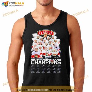 2023 Eastern Conference Champions Florida Panthers Players Signatures Shirt 2