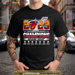 2023 Eastern Conference Champions Miami Heat 2006 2023 Shirt 3