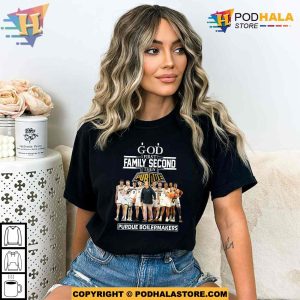 2023 God Family Second First Then Purdue Men’s Basketball Team Shirt 4