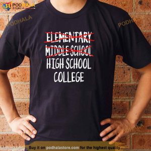 2023 Junior High Graduation Funny Middle School Graduation Shirt 3
