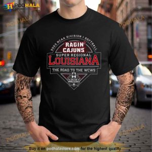 2023 Ncaa Division I Softball Super Regional Louisiana The Road To The Wcws Shirt 2