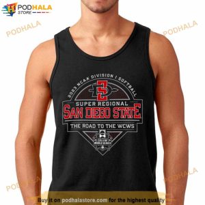 2023 NCAA Division I Softball Super Regional San Diego State The Road To The WCWS Shirt