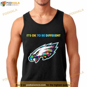 2023 Philadelphia Eagles Autism It’s ok to be different shirt