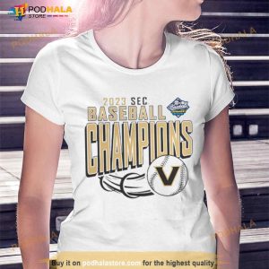 2023 Sec Baseball Champions Vanderbilt Commodores Shirt 3