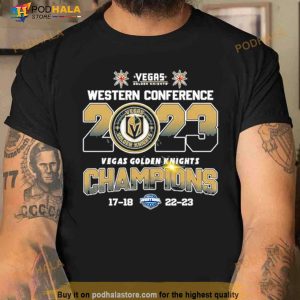 2023 Western conference champions Vegas Golden Knights Shirt