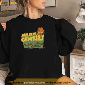 3 neon genesis evangelion garfield shirt