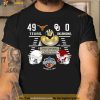 49 0 Texas Orange Texas Longhorns vs. Oklahoma Sooners 2022 Red River Showdown Football Score T Shirt