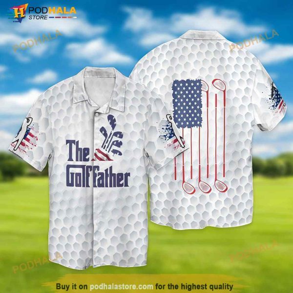 4th Of July Father’s Day The Golffather Hawaiian Shirt