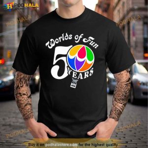 50 Years Of Worlds Of Fun Vintage Shirt 2