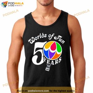 50 Years Of Worlds Of Fun Vintage Shirt 3