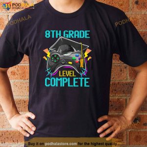 8th Grade Gamer Graduate Graduation 2023 Shirt