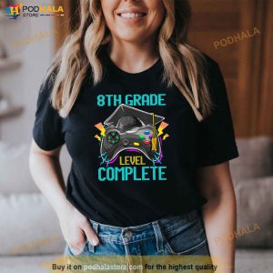8th Grade Gamer Graduate Graduation 2023 Shirt 3