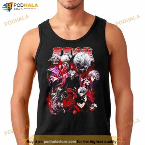 90s Kaneki Tokyo Ghoul Kaneki Ken Anime Graphic Shirt