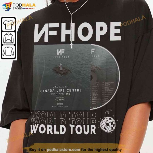 90s Rapper Hiphop World Hope Tour 2023 NF Rap Shirt