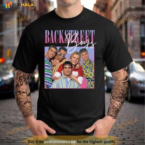 90s Vintage Backstreet Boys Boy Band Throwback Homage Shirt