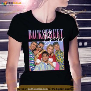 90s Vintage Backstreet Boys Boy Band Throwback Homage Shirt 3