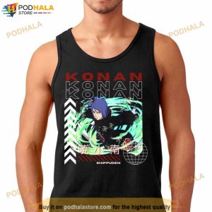 90s Vintage Konan Akatsuki Naruto Shippuden Shirt 2