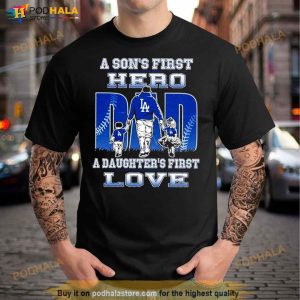 Like Father Like Sons Dodgers inspired T-shirt