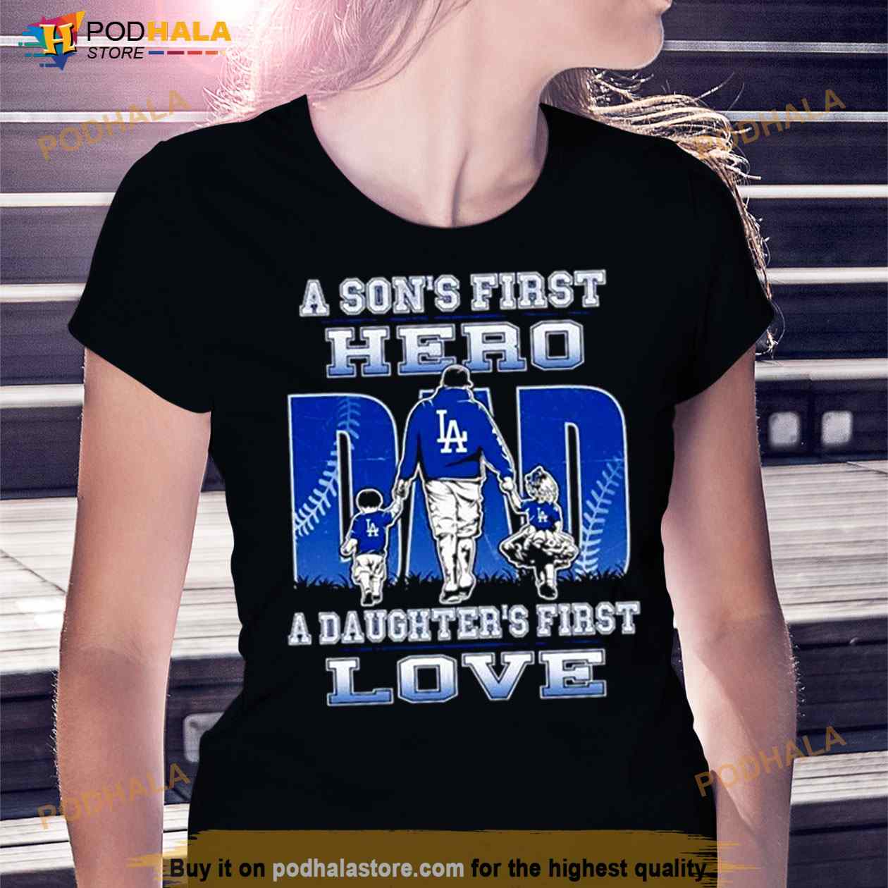 Los angeles dodgers a son's first hero a daughter's first love dad