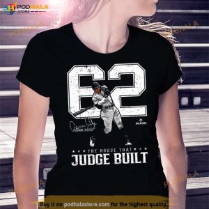 Aaron Judge 62 The House That Judge Built Signature Shirt 2