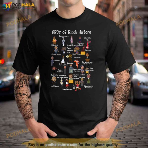 ABCs of Black History Month Shirt Original Juneteenth Long Sleeve Shirt
