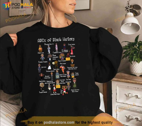 ABCs of Black History Month Shirt Original Juneteenth Long Sleeve Shirt