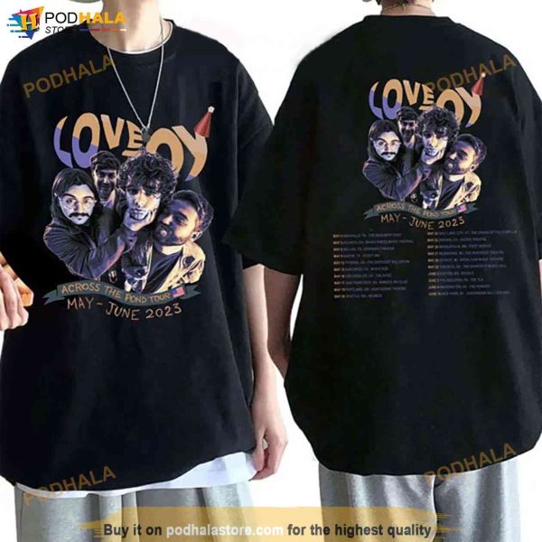 Across The Pond Tour 2023 Shirt, Lovejoy Concert 2023 Shirt