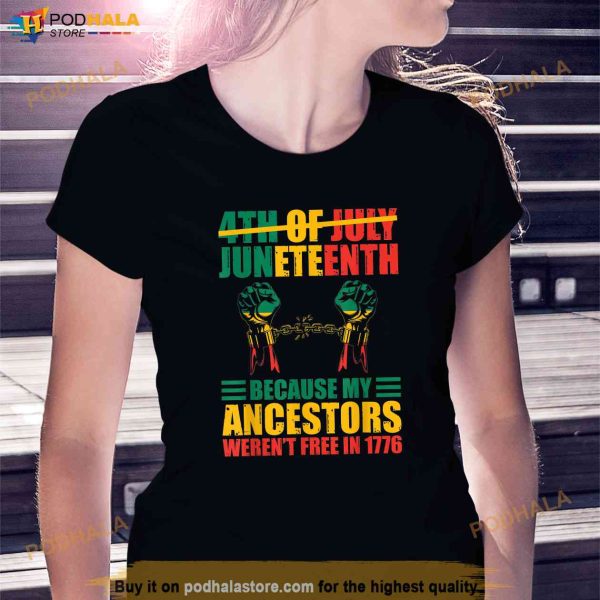 African American Juneteenth Is My Independence Day Shirt