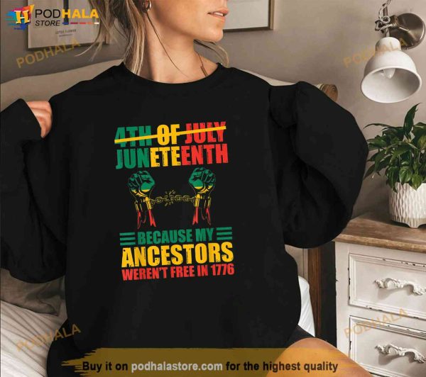 African American Juneteenth Is My Independence Day Shirt