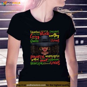 African Black History African American Ladies Juneteenth Shirt 3