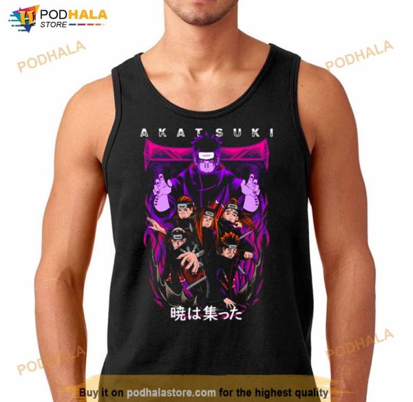 Akatsuki Purple Art Naruto Shippuden Shirt