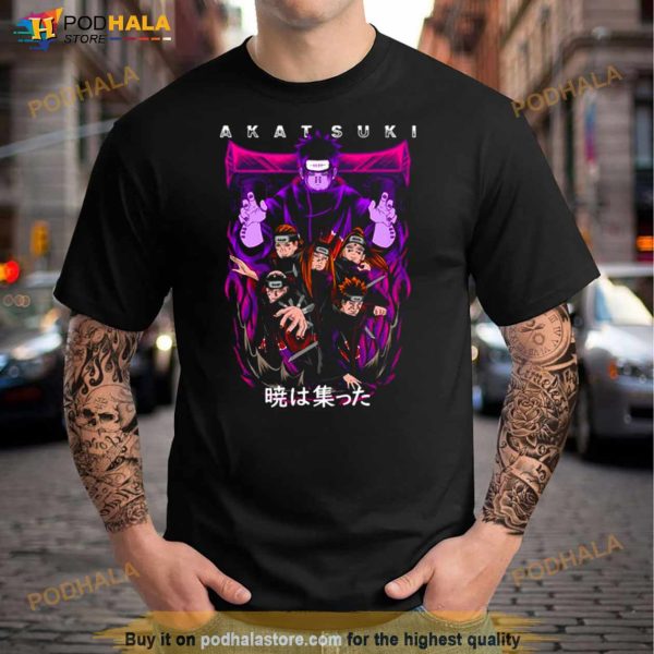 Akatsuki Purple Art Naruto Shippuden Shirt