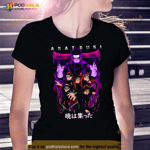 Akatsuki Purple Art Naruto Shippuden Shirt