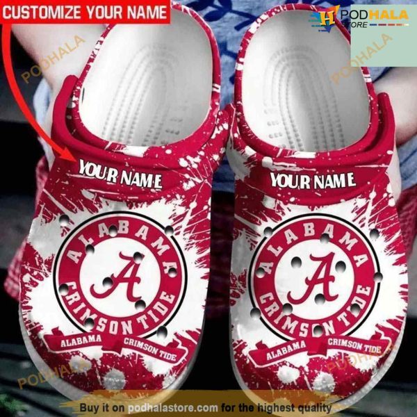 Alabama Football Crocs Clog Shoes