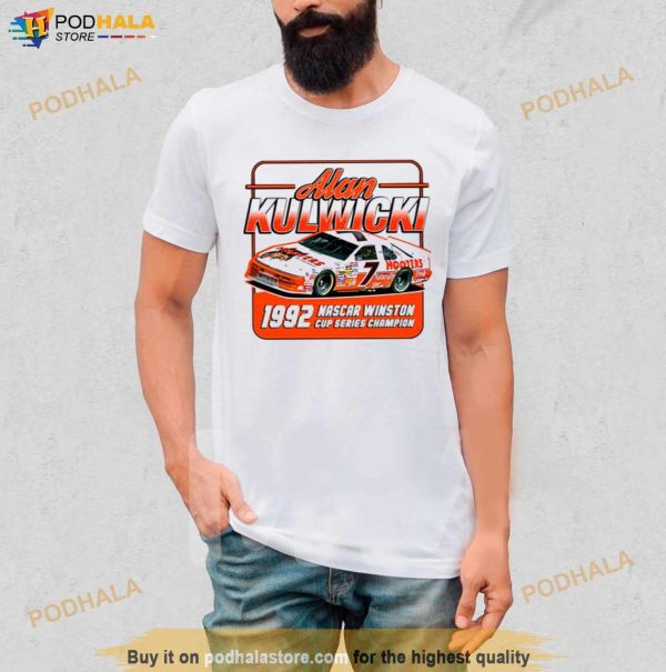 Alan Kulwicki Champion 90s Retro Nascar Car Racing Shirt