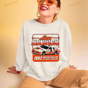 Alan Kulwicki Champion 90s Retro Nascar Car Racing Shirt 3