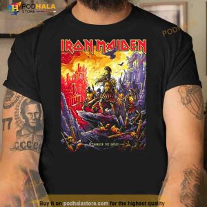 Alexander The Great Hell On Earth 2023 Tour Iron Maiden Fan Gifts T Shirt 3