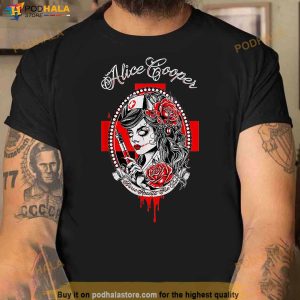 Alice Cooper Nurse 2022 Tour T Shirt 2