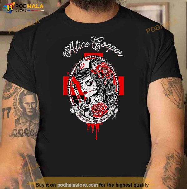 Alice Cooper – Nurse 2022 Tour T Shirt