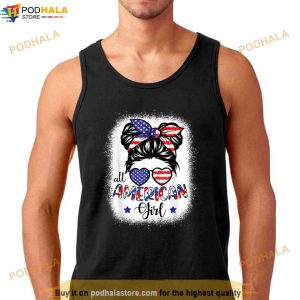 All American Girls 4th Of July Bleached Shirts Daughter Usa Shirt 4
