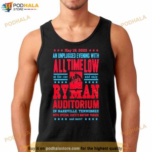 All Time Low May 18 2023 Ryman Auditorium Shirt 2