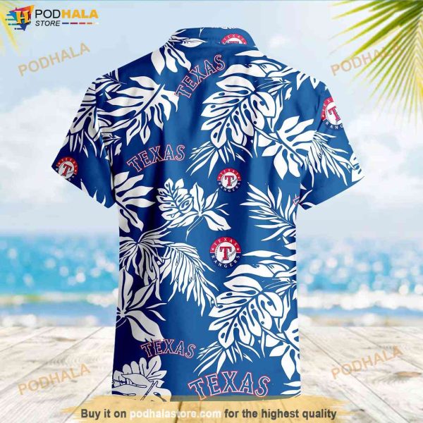 Aloha MLB Texas Rangers Hawaiian Shirt, Texas Baseball Aloha Beach Hawaii Shirt