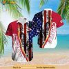 American Flag Chiefs Hawaiian Shirt For NFL Fans, Kc Chiefs Gifts